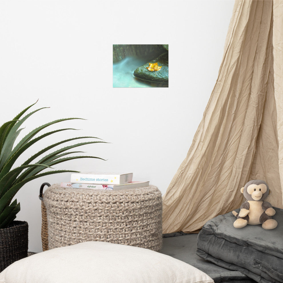 Misty Leaf Nature Photography, Botanical Unframed Wall Art Print, 8" X 10"