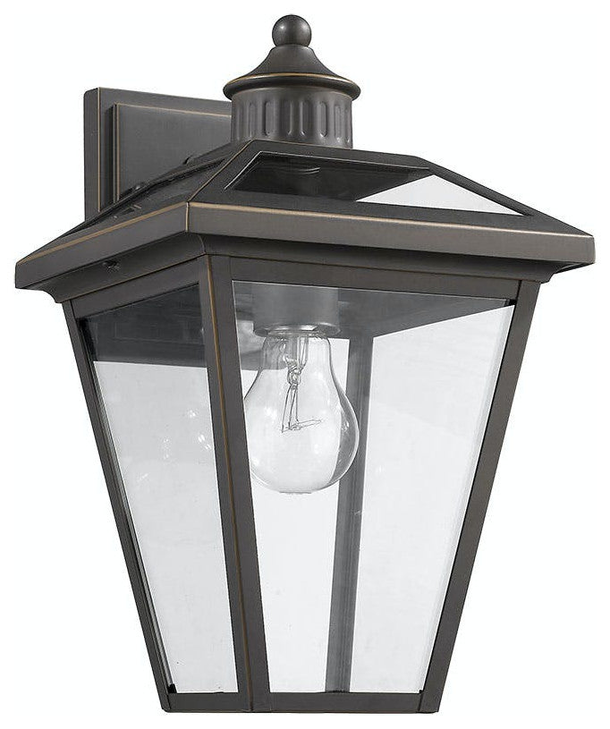 Traditional Small 1 Light Porch lantern in Oiled Bronze