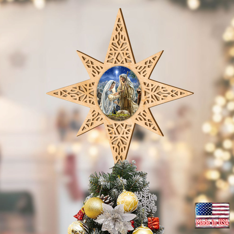 Glory To God Tree Topper by G. DeBrekht