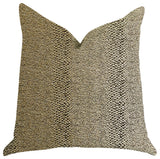 Shimmer in Gold Metallic Luxury Throw Pillow, 20"x20"