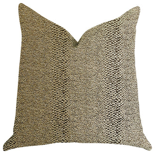 Shimmer in Gold Metallic Luxury Throw Pillow, 20"x20"