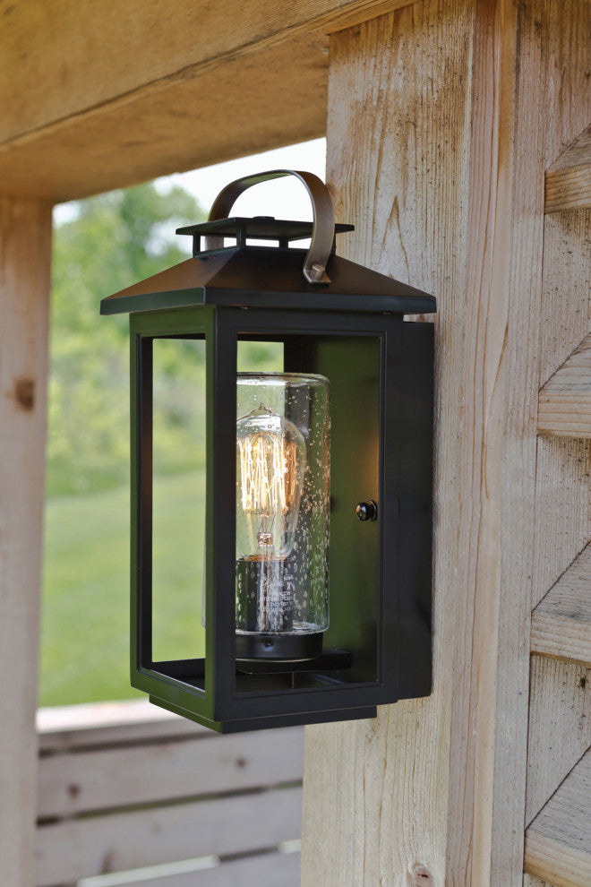 Hinkley Lighting 1160 Atwater 1 Light 14" Tall Coastal Elements - Black