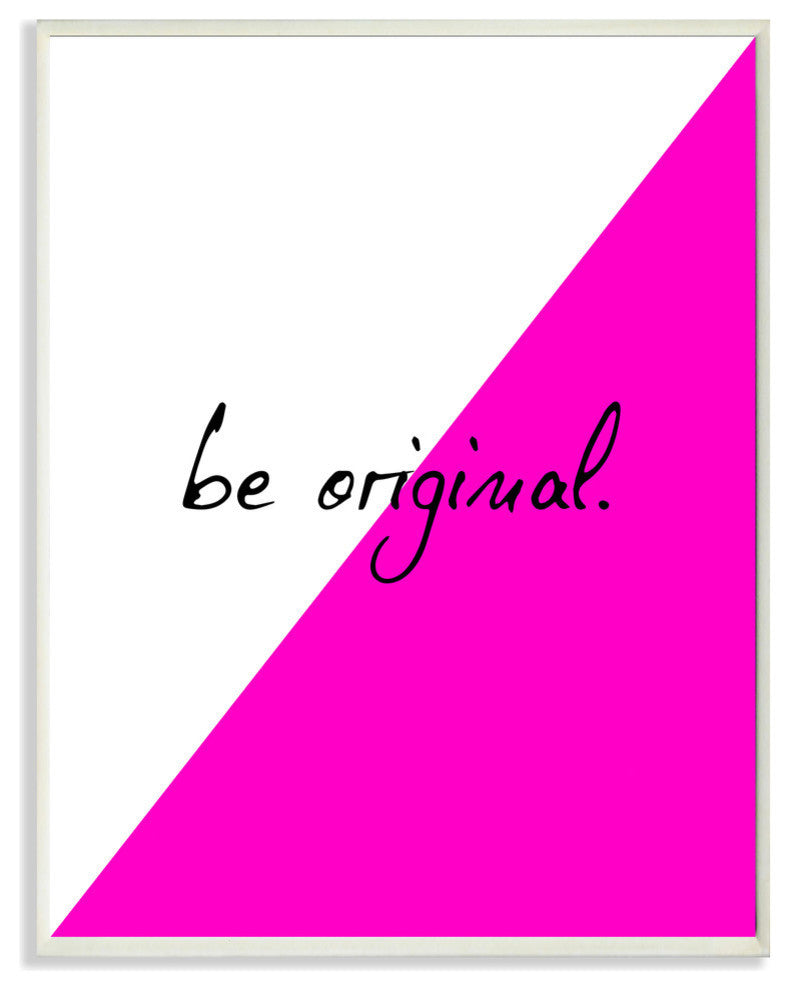lulusimonSTUDIO Be Original Boutique Chic Wall Plaque