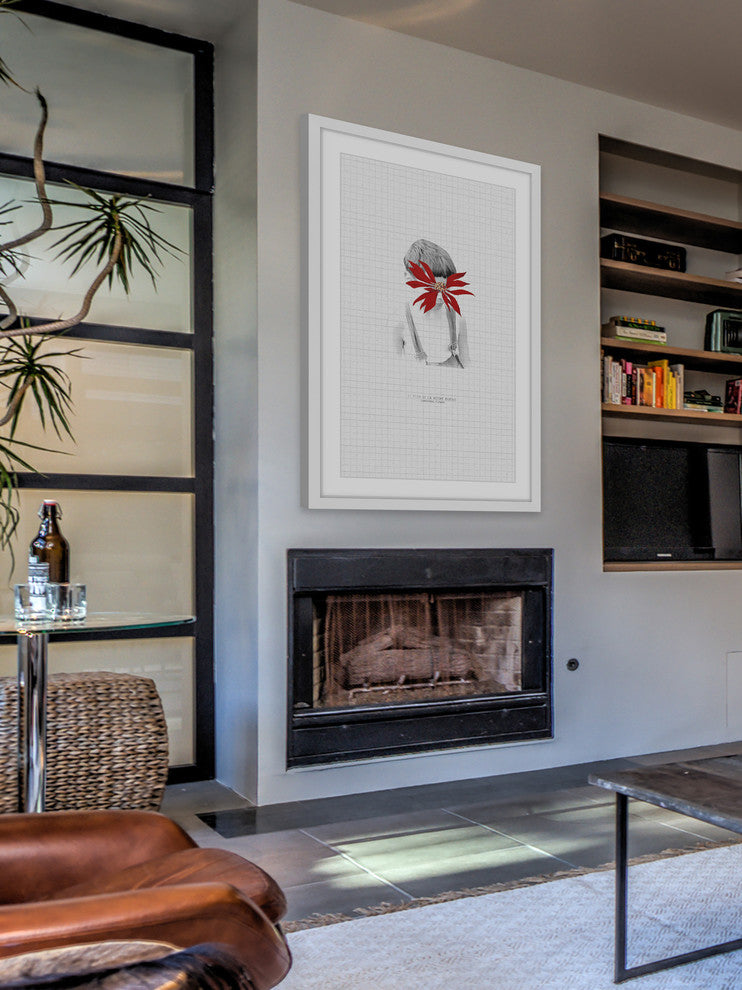 Marmont Hill, "Flor De La Noche Bueno II" by Bengoa Vazquez Framed Print, 12x18
