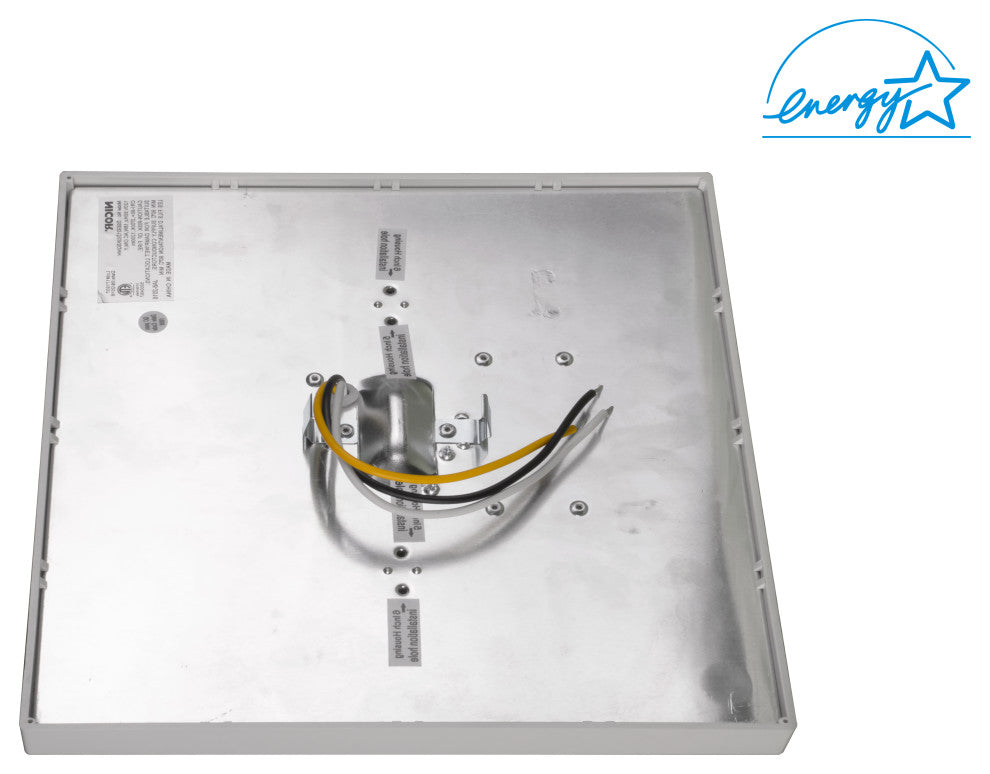 DSE9 9" Edge-Lit LED Surface Mount Downlight, Square, 3000k