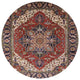 Ahgly Company Indoor Round Mid-Century Modern Area Rugs, 3' Round