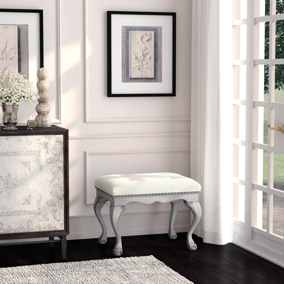 Ashford Upholstered Vanity Stool