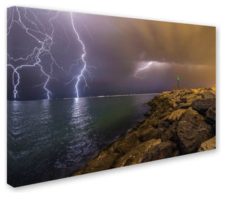 Mehdi Momenzadeh 'When Lightning Strikes' Canvas Art, 22x32