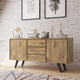 Lowry Sideboard Buffet, Distressed Golden Wheat