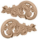 Large Springtime Scrolls (Pair), Lindenwood