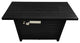 Steel Outdoor Fire Pit Table With Lid, Black
