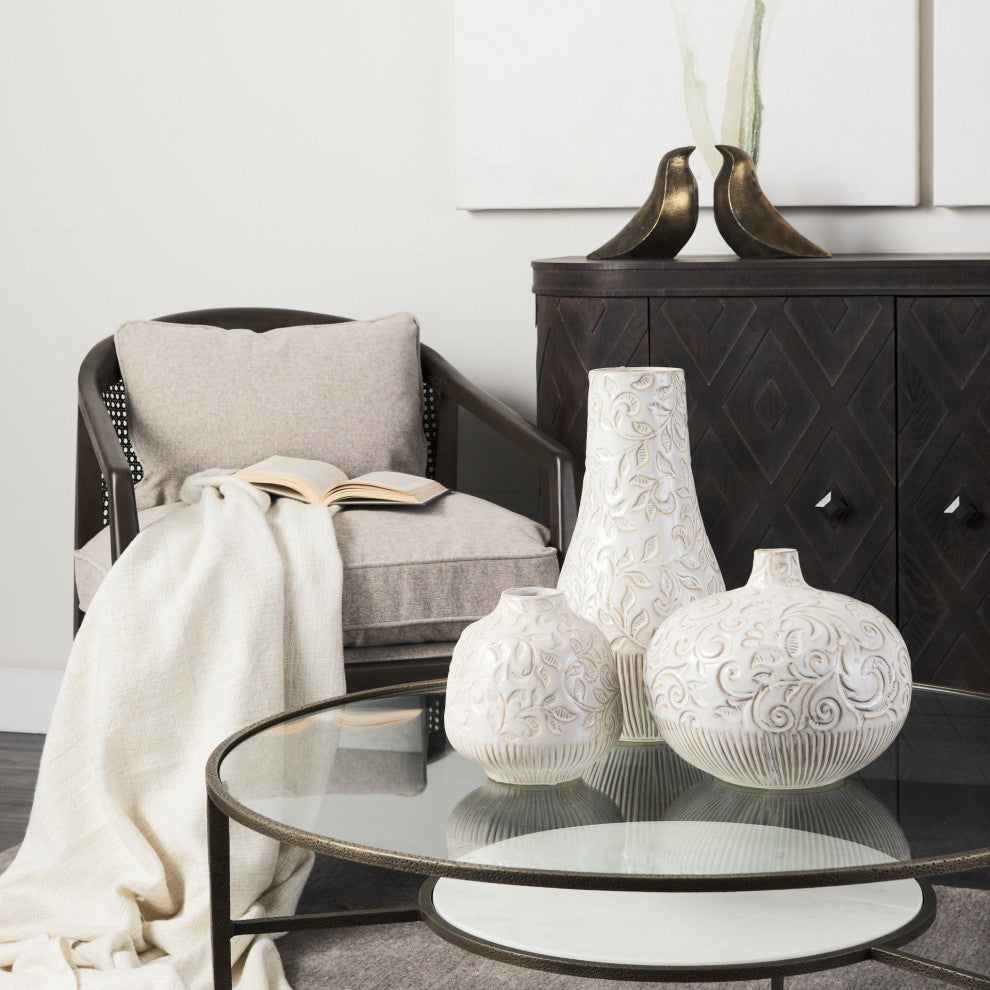 Felicity 36Lx36Wx16H Marble Top With Iron Frame Coffee Table