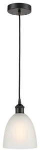 Innovations 616-1P-BK-G381 1-Light Mini Pendant, Matte Black