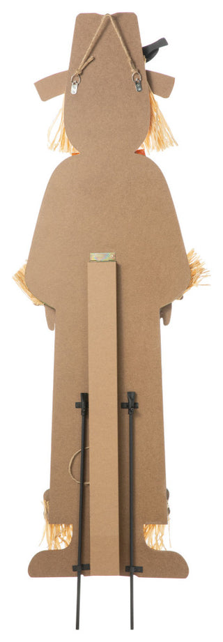 48"H Fall Wooden Scarecrow Yard Stake