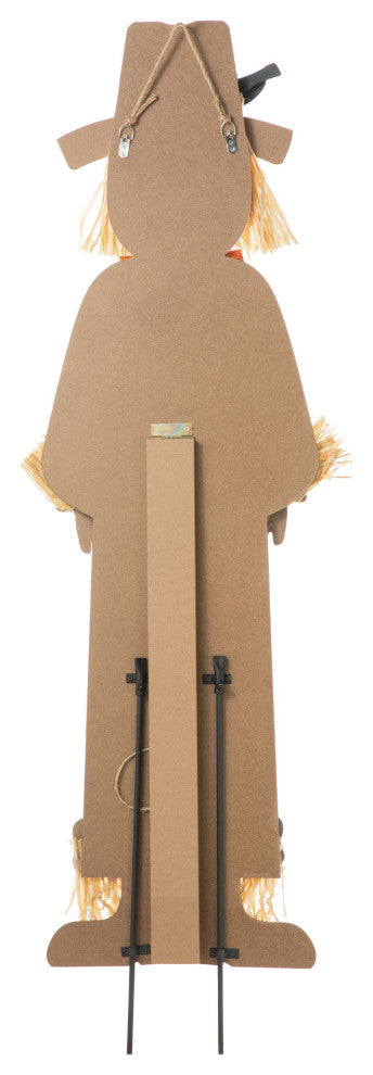 48"H Fall Wooden Scarecrow Yard Stake