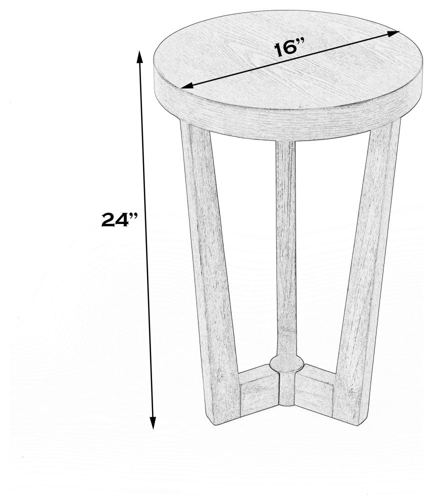 Aphra Side Table, Driftwood