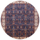 Ahgly Company Indoor Round Mid-Century Modern Area Rugs, 3' Round