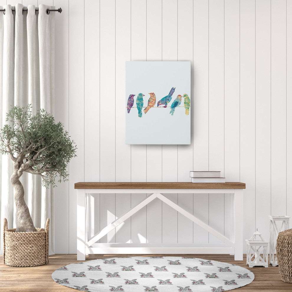 Bunny Fluffle Easter Chenille Rug, Laurel Tree Green, 5' Round