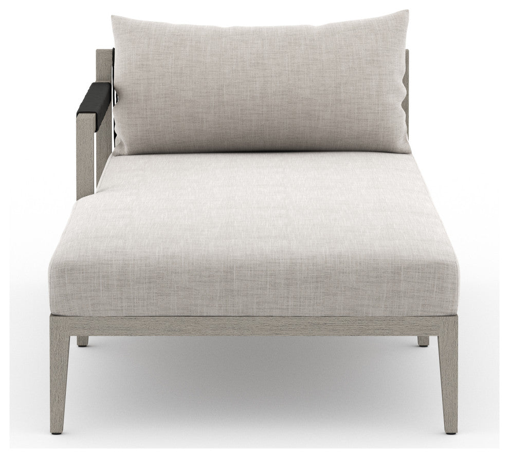 Sherwood Outdoor Laf Chaise Pc-Grey/Stn