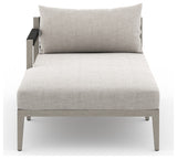 Sherwood Outdoor Laf Chaise Pc-Grey/Stn