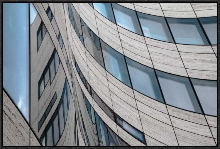 "Ka Windows" Framed Canvas Giclee by Gilbert Claes, 31x21"