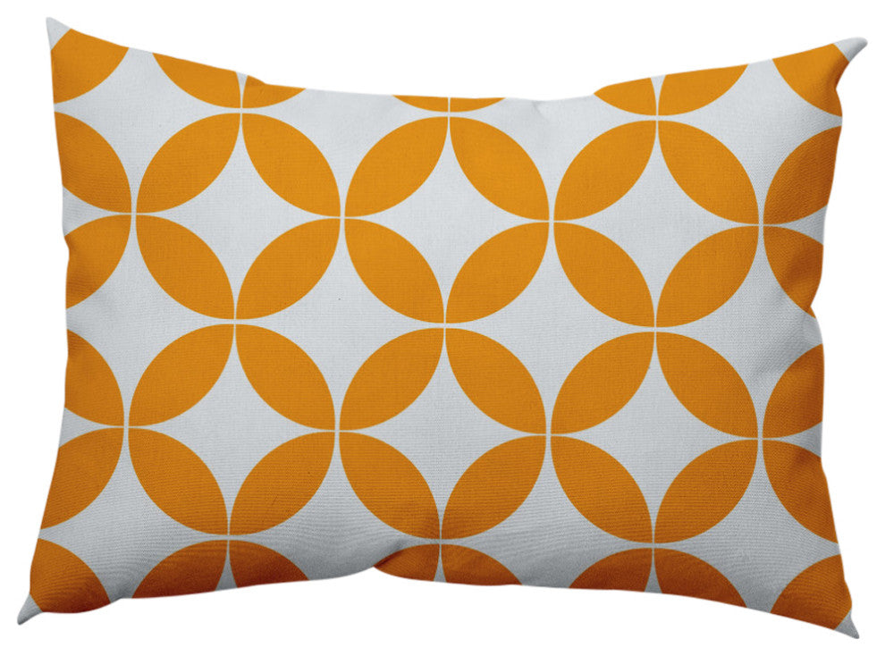 Eye Opener Decorative Throw Pillow, Mango, 14"x20"