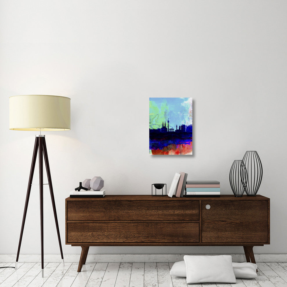 "Vienna Watercolor Skyline" Fine Art Print