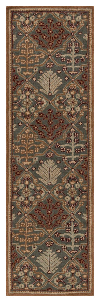 Safavieh Antiquities At613A Rug, Light Blue/Gold, 9'6" X 13'6"