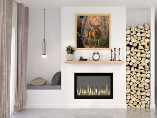 Solid Beam Wood Mantel, Unfinished, 72"