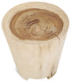 Acacia Wood Drum Side Table 6