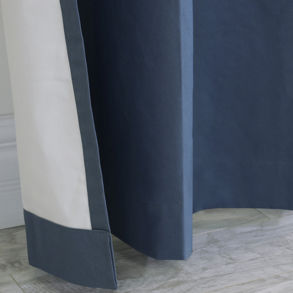 Weathermate Tab Top Panel Pair 40 x 72 in Blue