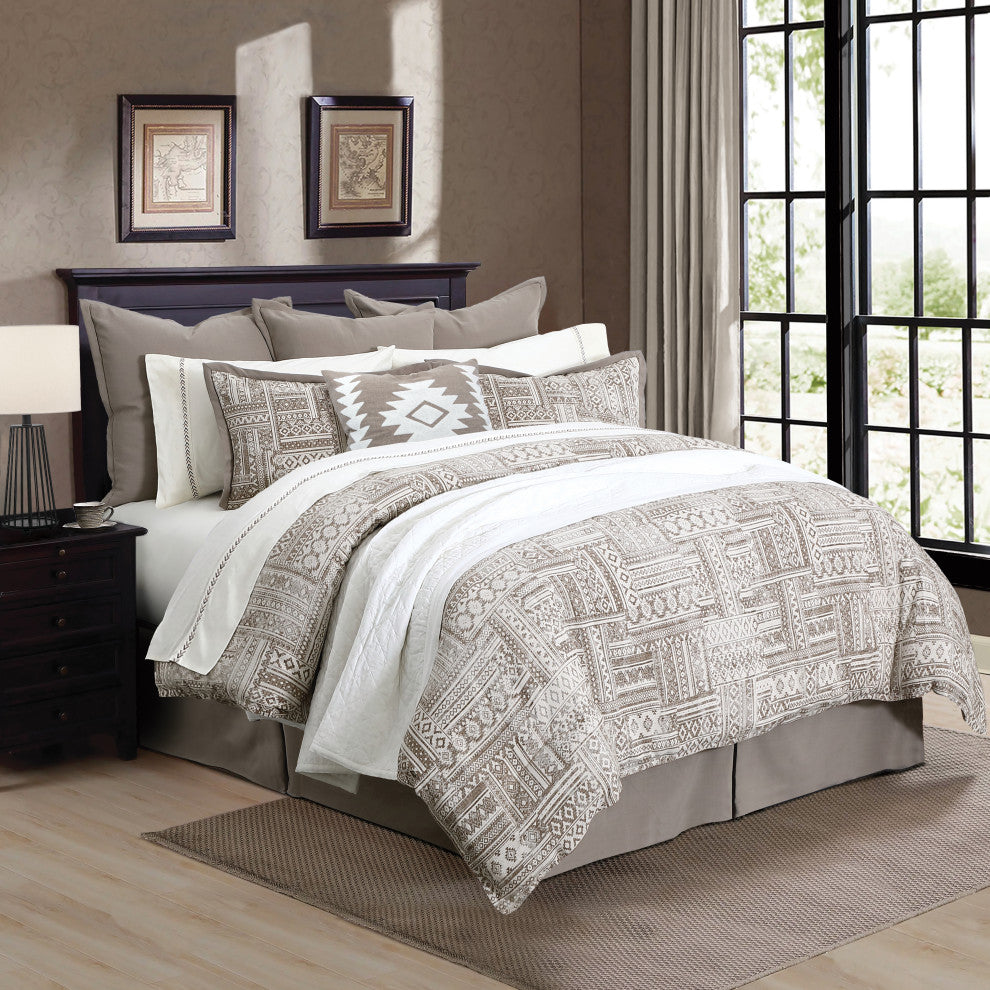 3 Piece Trent Comforter Set, Super King