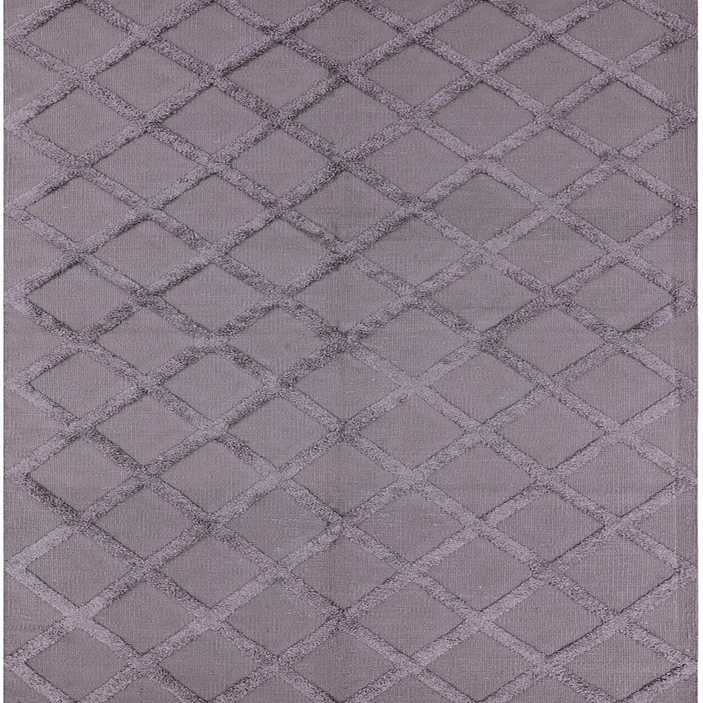 Ahgly Company Indoor Square Mid-Century Modern Area Rugs, 3' Square