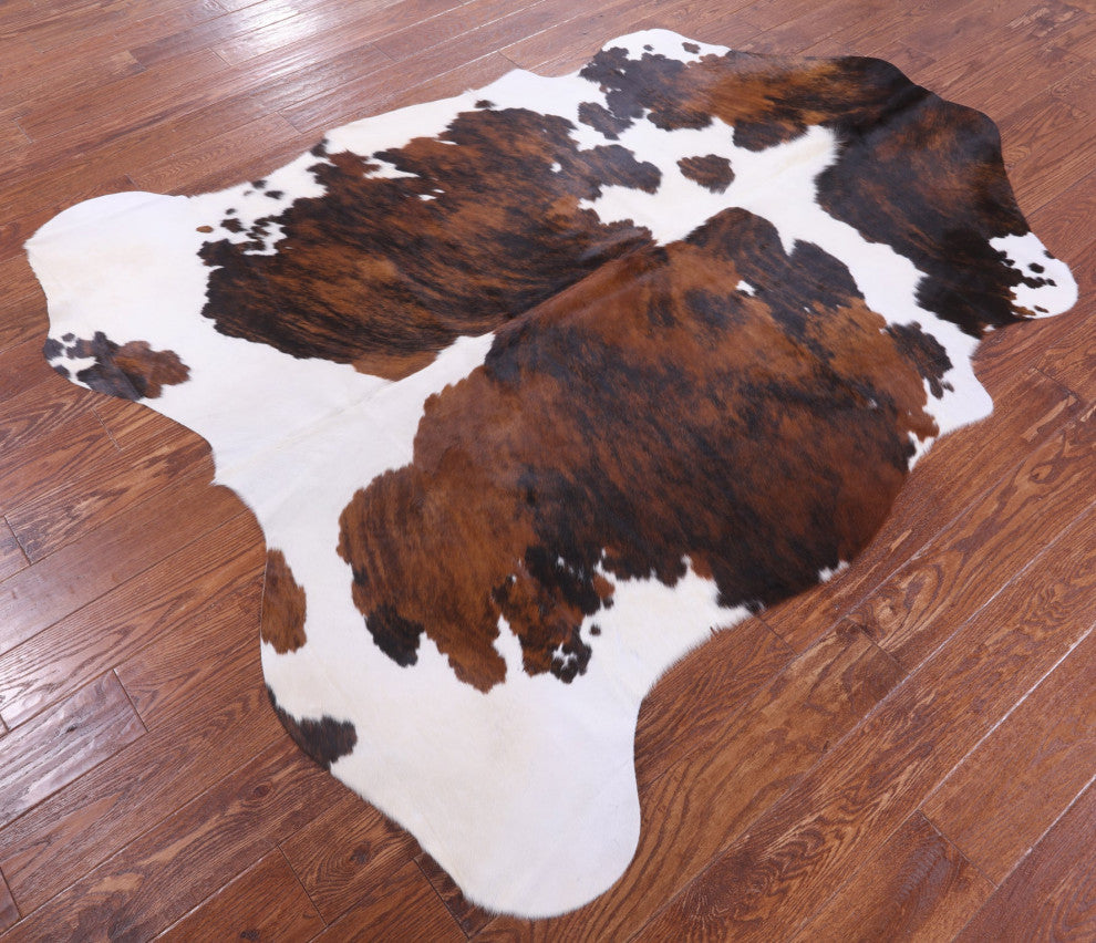 Natural Cowhide Rug 6' 9" X 6' 0" C2191