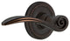 Rope Rose With Swan Lever, Timeless Bronze, Passage, Left-Handed