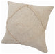 Solid Decorative Double Diamond Cotton Throw Pillow