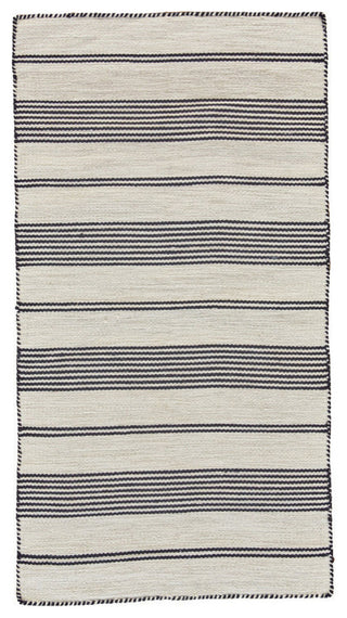 Weave & Wander Granberg Eco-Friendly PET Rug, Black, 4' X 6'