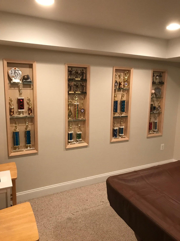 Nashville Recessed White Niche 67.5"h x 15.5"w x 3.5"d