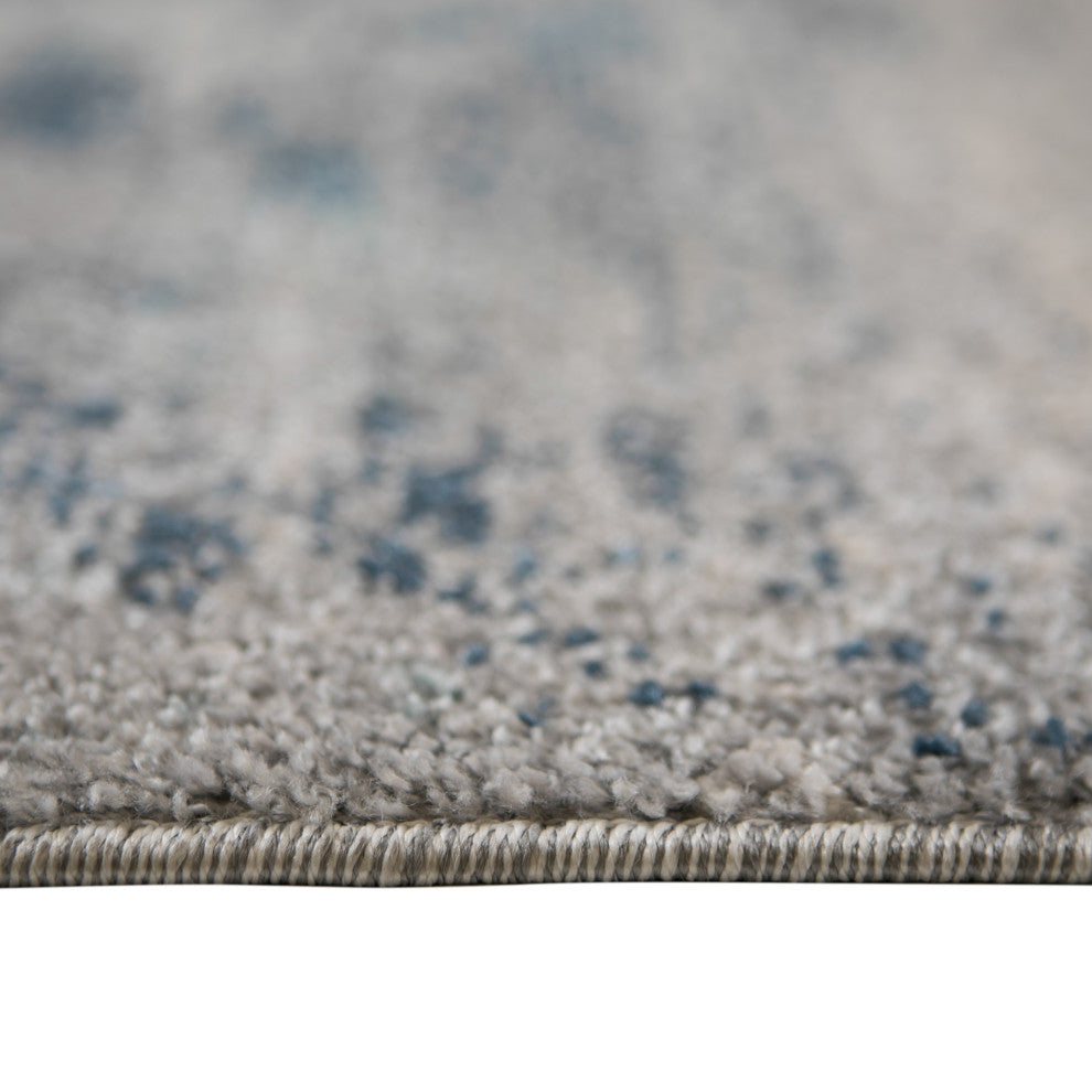 Yasmin Bern Area Rug, Blue, 5'3" x 7'3", Abstract
