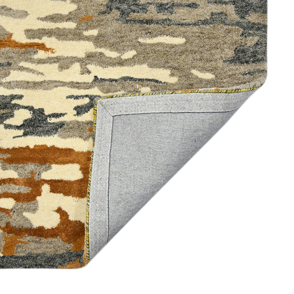 Abstract Glencoe Area Rug, Orange, 5' x 8', Abstract