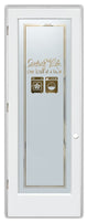 Laundry Door - Sorting Out Life Washer Dryer - Primed - 30" x 96" - Knob on...