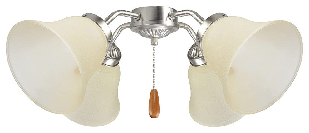 23171-4 Replacement Amber Ceiling Fan Glsss Shade, 4 Pack.