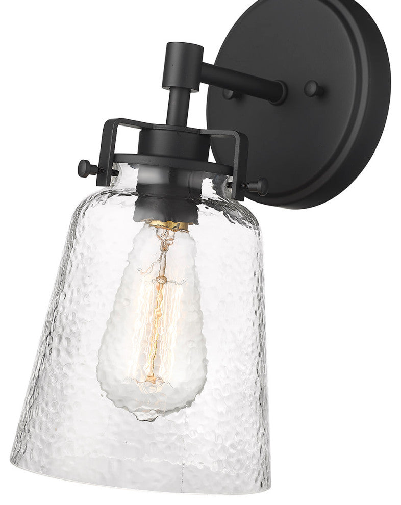 Millennium Lighting 4411 Amberose 12" Tall Bathroom Sconce - Matte Black
