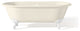 Cheviot Products Regal Cast Iron Bathtub With Continuous Rolled Rim