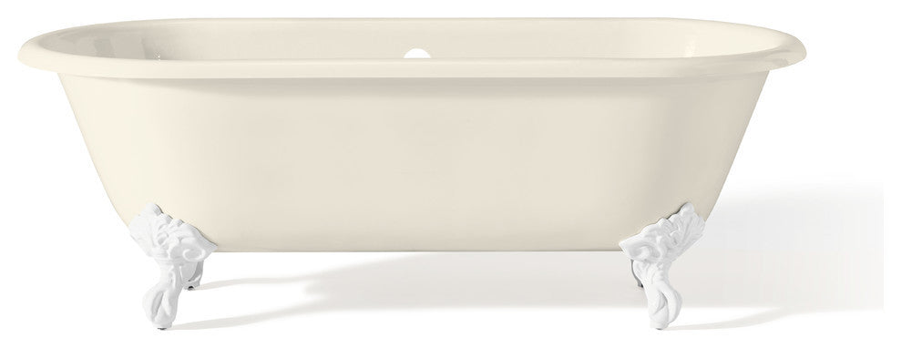 Cheviot Products Regal Cast Iron Bathtub With Continuous Rolled Rim