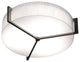 Apex Ceiling Light LED 42W, Espresso/Linen White
