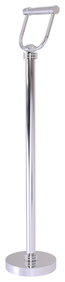 Free Standing Toilet Tissue Holder, Polished Chrome