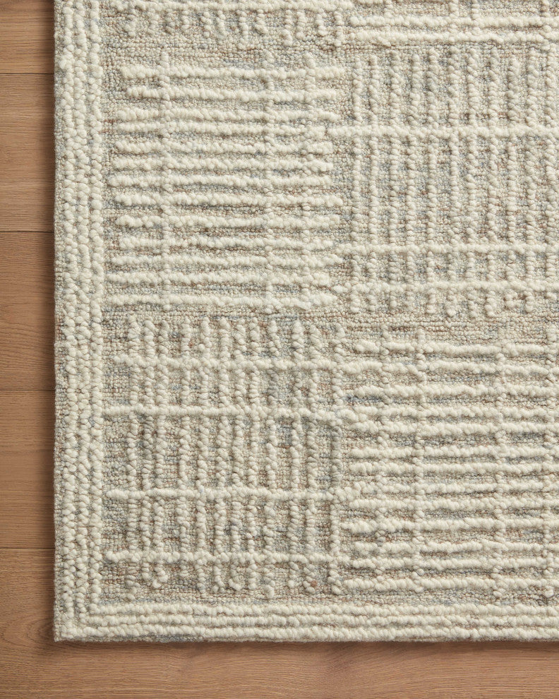 Loloi Tallulah Mist / Ivory 18" x 18" Sample Rug