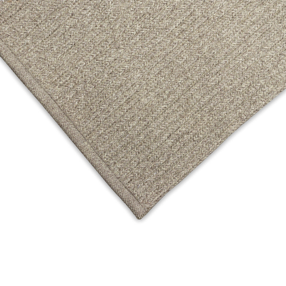 Calais Solid Indoor/Outdoor Rug, Gray, 7'6"x9'6"