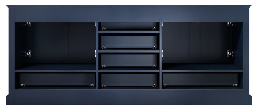 Dukes 80" Vanity Cabinet Only, Navy Blue